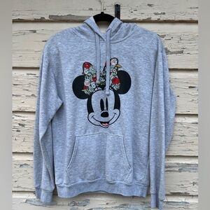 Vintage Disney Y2K Embroidered Minnie Mouse Pullover Sweatshirt Hoodie L